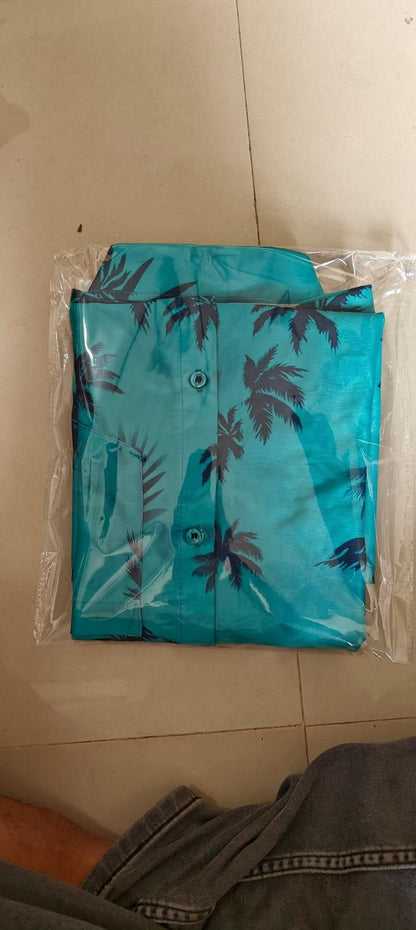 Men's Premium Breathable Casual Printed Shirt – Stylish Summer Wear