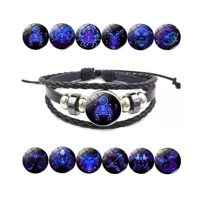 Men's Guardian Leather Bracelet – Adjustable Multi-Layer Handcrafted Band