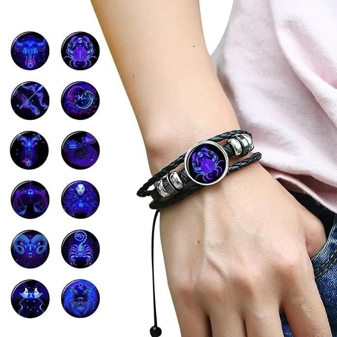 Men's Guardian Leather Bracelet – Adjustable Multi-Layer Handcrafted Band