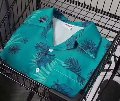 Men's Premium Breathable Casual Printed Shirt – Stylish Summer Wear