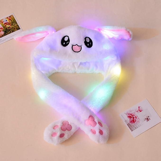 Viral Moving Ears Bunny Cap – Cute Plush Hat for Kids & Teens