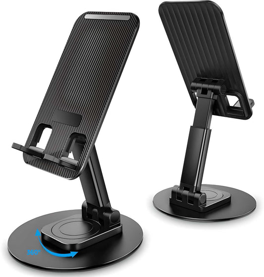 360° Rotating Universal Mobile Stand – Adjustable Height & Angle for Desk