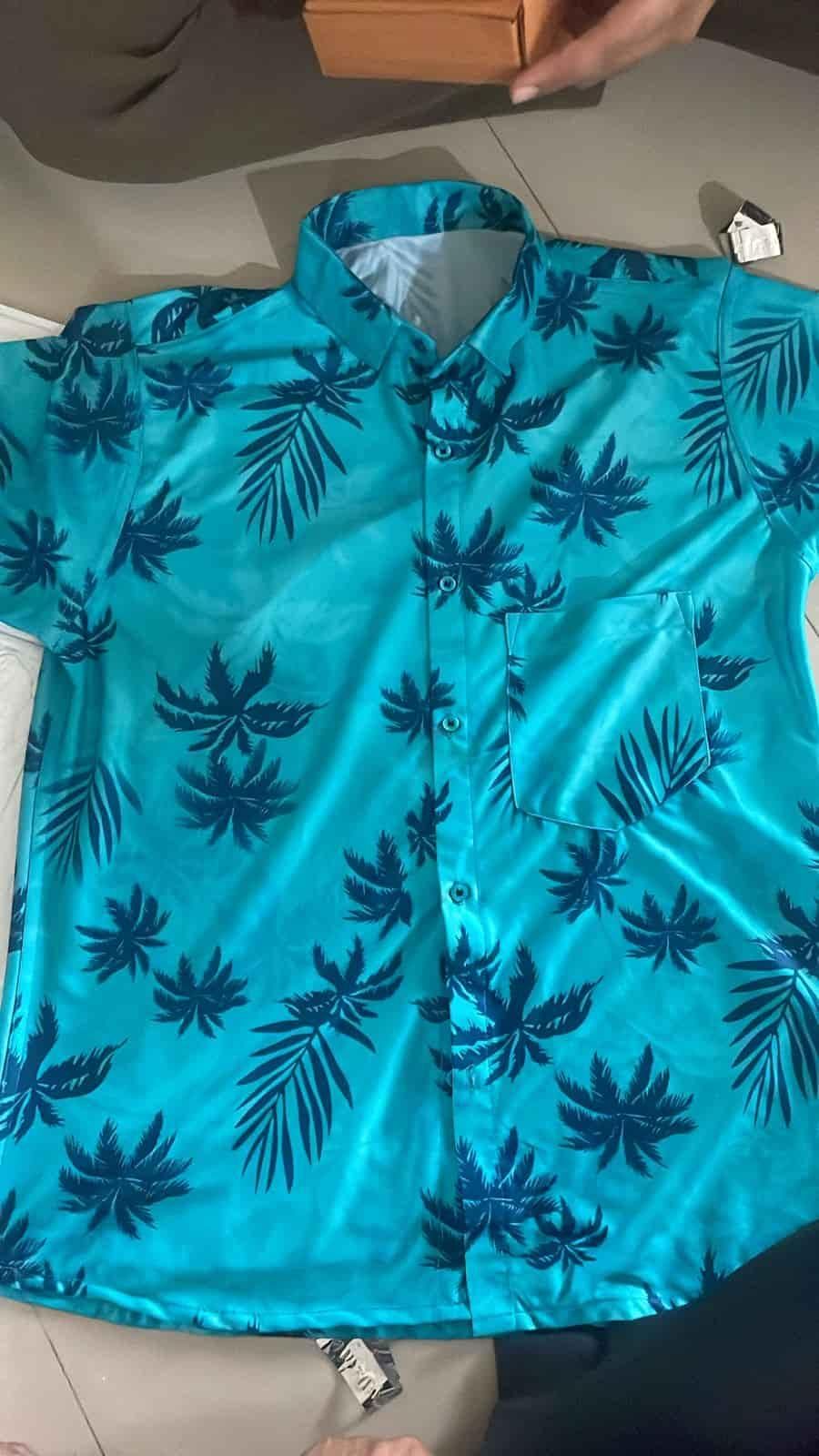 Men's Premium Breathable Casual Printed Shirt – Stylish Summer Wear