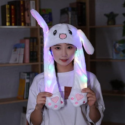 Viral Moving Ears Bunny Cap – Cute Plush Hat for Kids & Teens
